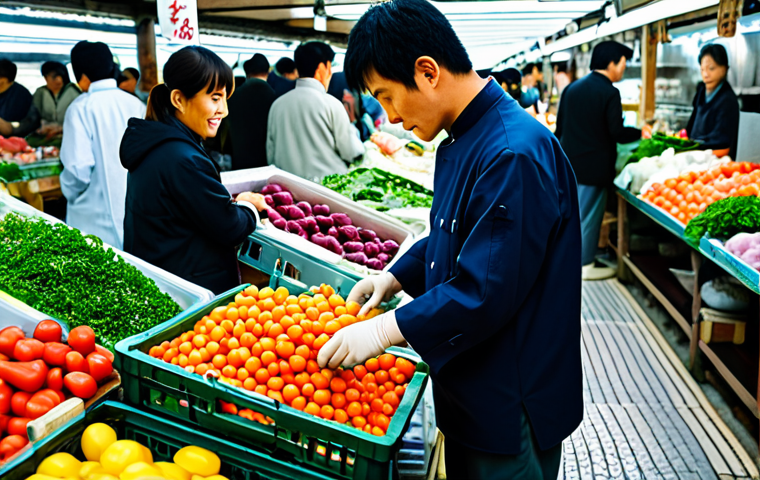 일식조리사로 일하며 경험한 재미있는 사례 - Focused Chef in Kitchen**

A professional Japanese chef, fully clothed in traditional chef's whites,...