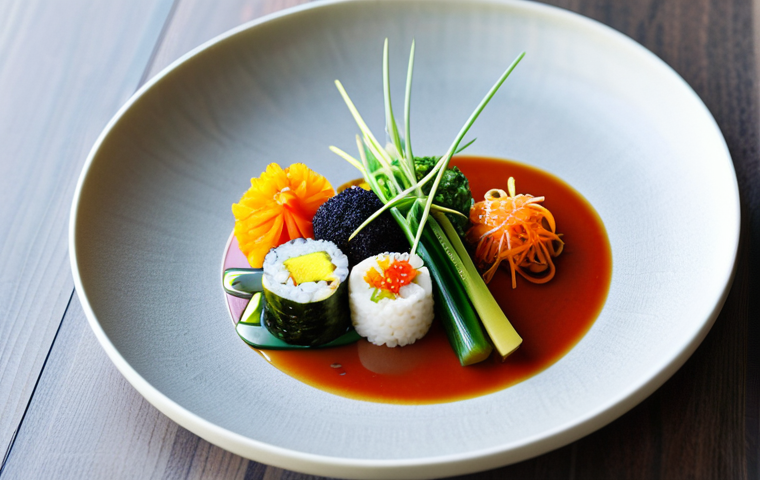 일식조리사로 일하면서 배우는 일본 요리 문화 - **Image:** A Japanese chef meticulously slicing sashimi with a gleaming Yanagiba knife. **Prompt:** ...