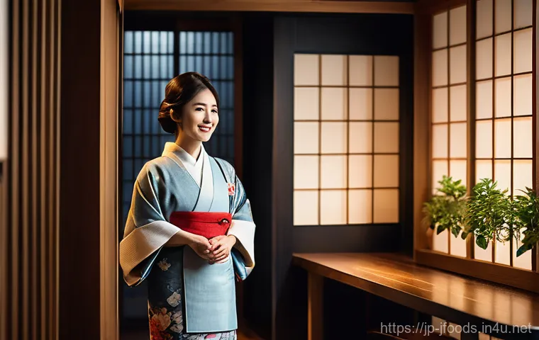 일식조리사와 고객 관계 관리 - Prompt 1: The Warm Welcome at a Traditional Japanese Restaurant**