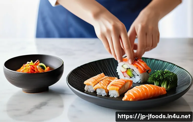 일식조리 기능사 시험 이후 자격증 활용법 - **Prompt 1: Freelance Culinary Artistry**
    "A highly skilled Japanese Cuisine Cooking Skills Spec...
